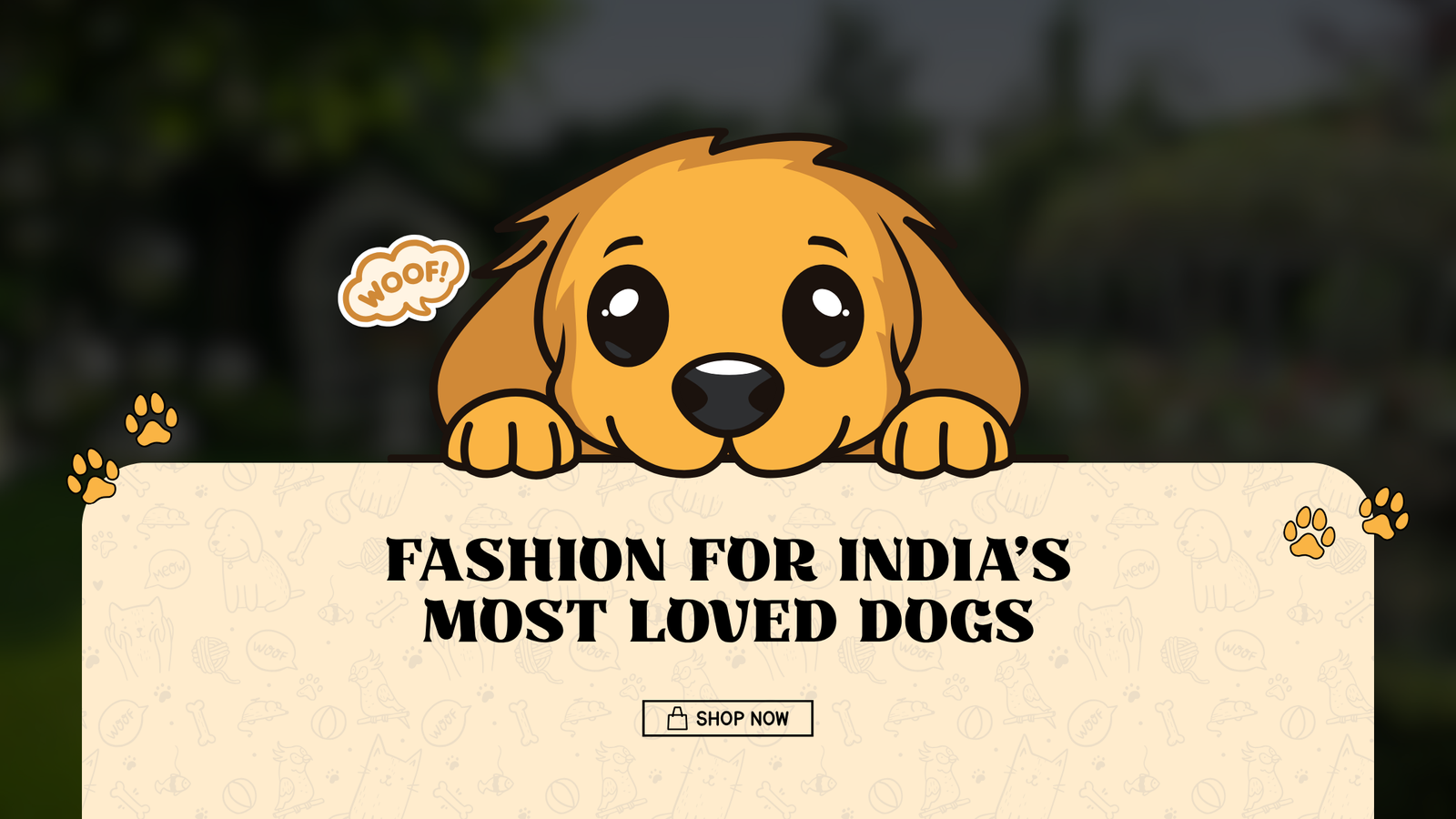 Website Banner - Bark and Wear